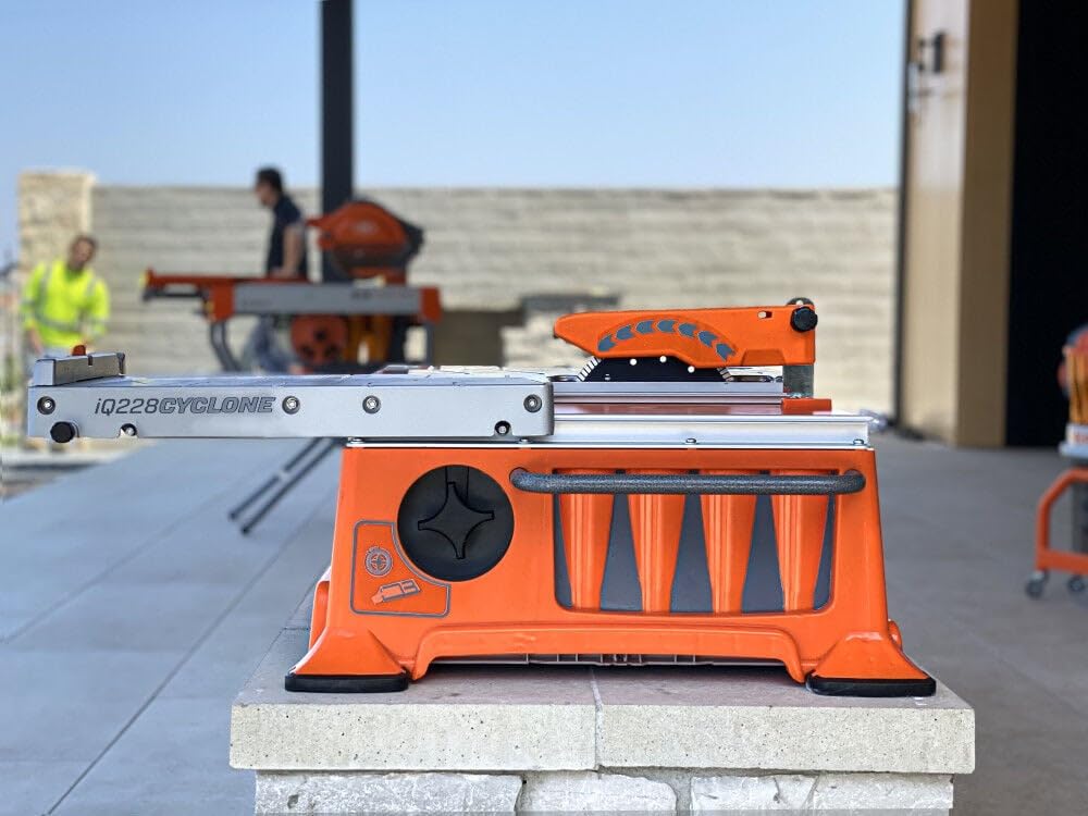 Iq Power Tools 7 Inch Dry Cut Bench/tabletop Tile Saw With Integrated Dust Control And New Tru-Cut System