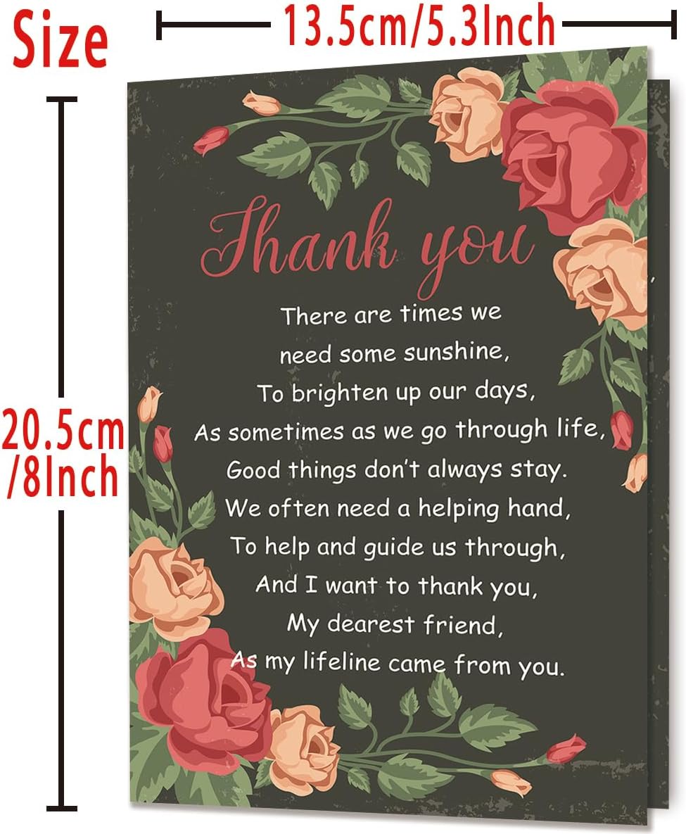 Skiennix Thank You Cards - Elegant Envelopes for Men, Women & Teachers | Perfect Graduation & Holiday Gifts