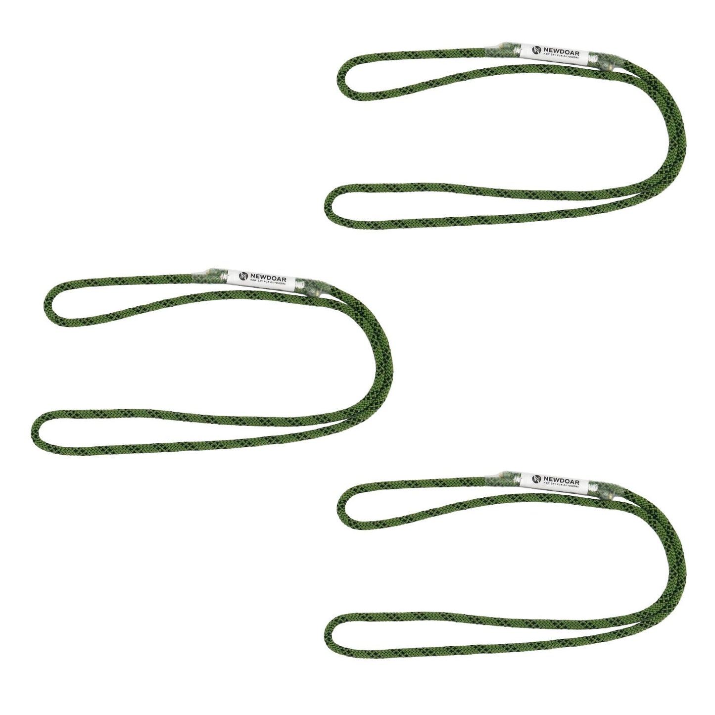 NewDoar 6mm (1/4") Prusik Cord Pre-Sewn 12KN/2700lb Aramid Auto Block Cord High Strength Prusik Arborist Rope for Outdoor Climbing Arborist Rescue Mountaineering-30cm/12''/3pcs