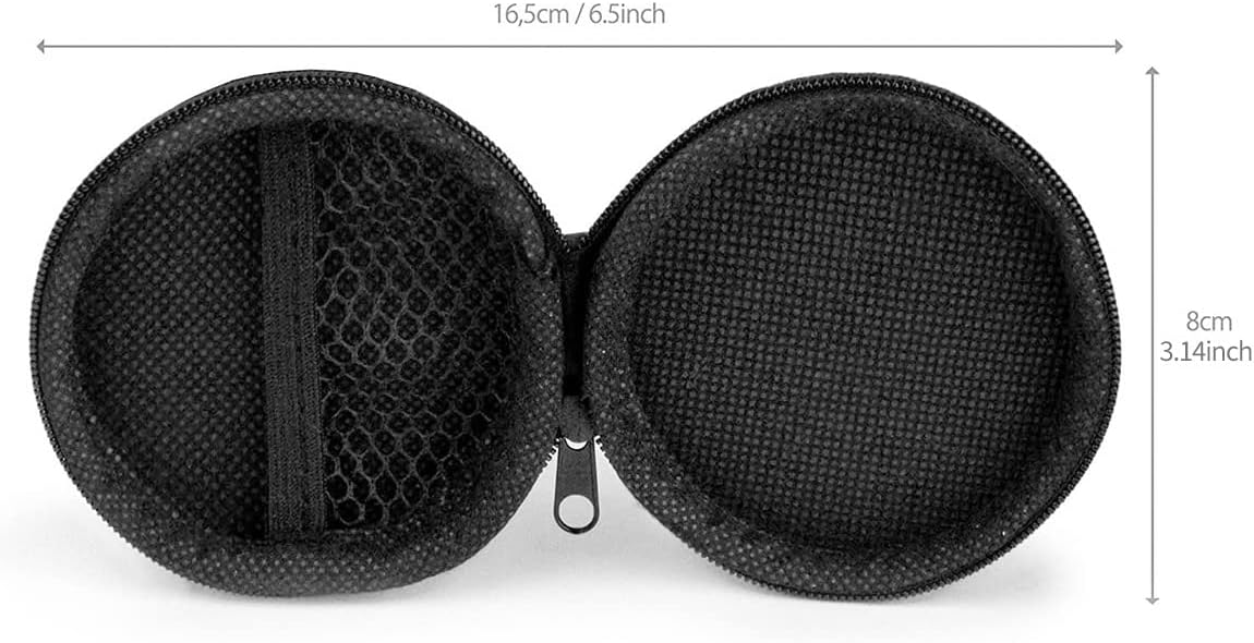 MAS CARNEY Earphone Case Headphone Earbud Hard Protective Carrying Case Bag