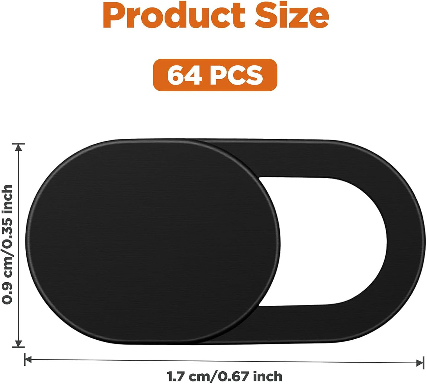FNANJWQ 64Pcs Webcam Cover, Ultra Thin Laptop Camera Cover Slide for Laptop/Cell Phone/PC/Tablet PC Accessories Camera
