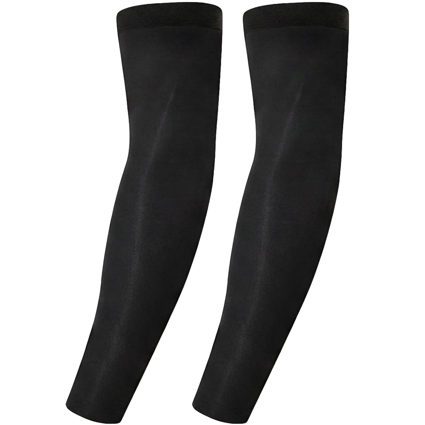Xeoxarel UV Sun Protection Arm Sleeves - Tattoo Cover Up - UPF 50 Sports Compression Cooling Sleeve for Men & Women Black