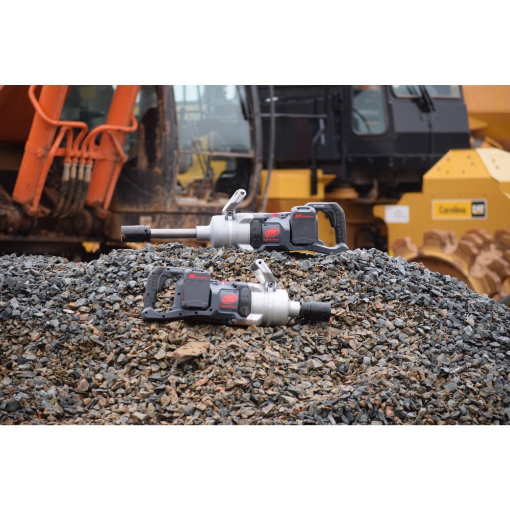 Ingersoll Rand W9691-K4E Cordless 1" High-Torque Impact Wrench Kit with 2" Extended Anvil, Includes 4 BL2022 5.0Ah Batteries and Dual-Bay Charger
