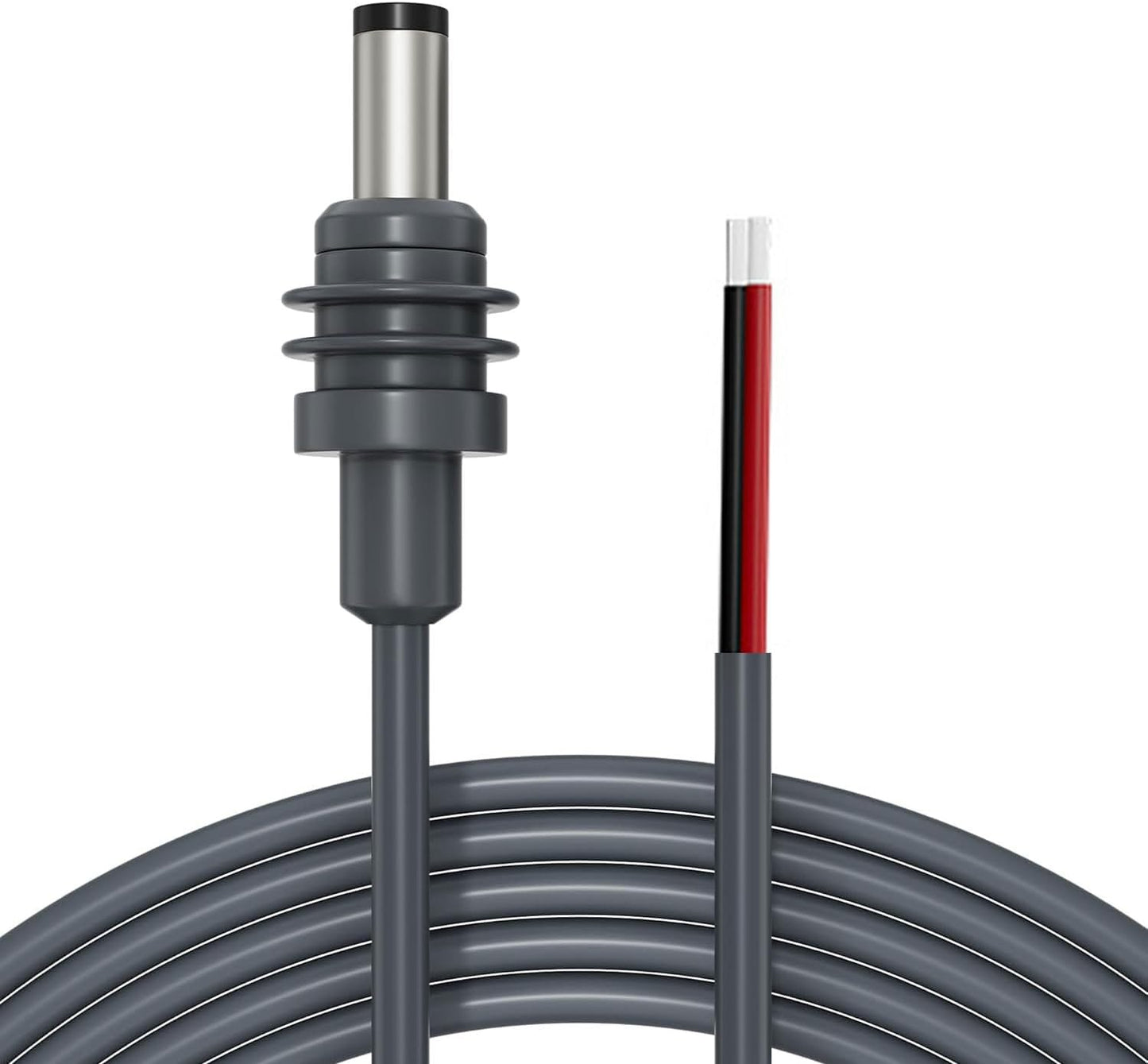 Msvueioe 6.5FT 14AWG 5.5mm 2.1mm Power Pigtails Cable Compatible with Starlink Mini, DC x Male Plug to Bare Wire Open