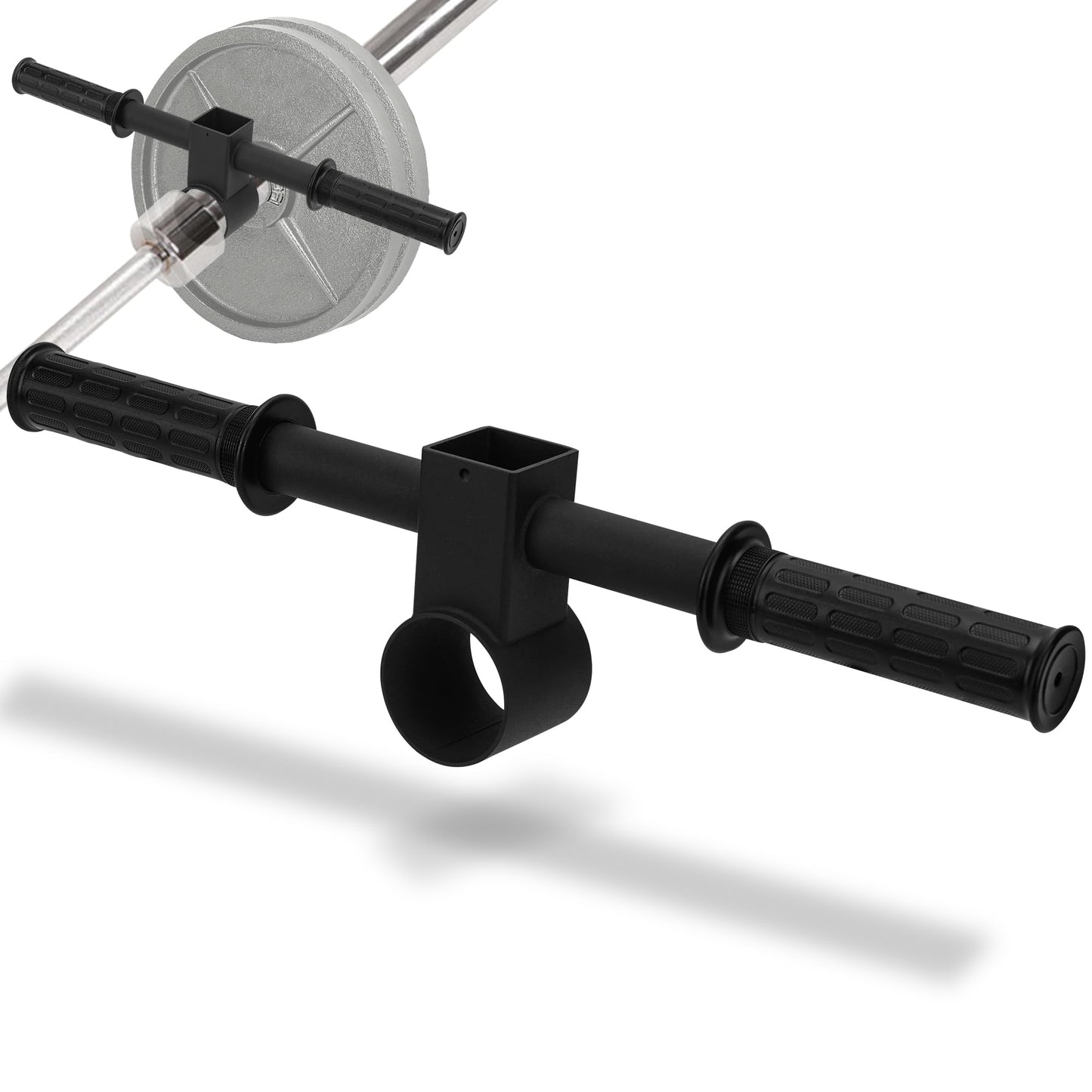 KSWLOR T Bar Row Barbell Handle,T Bar Row Handle Landmine Attachment,T Bar Row Attachment Fit for 2 Inch Olympic Barbell Weight Bar
