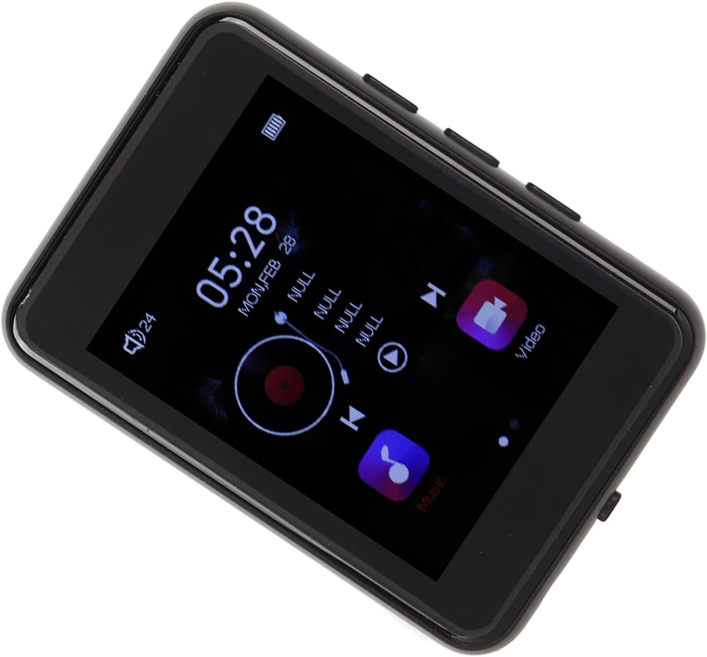 Keenso MP3 5.3, 2.4inch Player with Full Touchscreen Music Player Built in Speaker