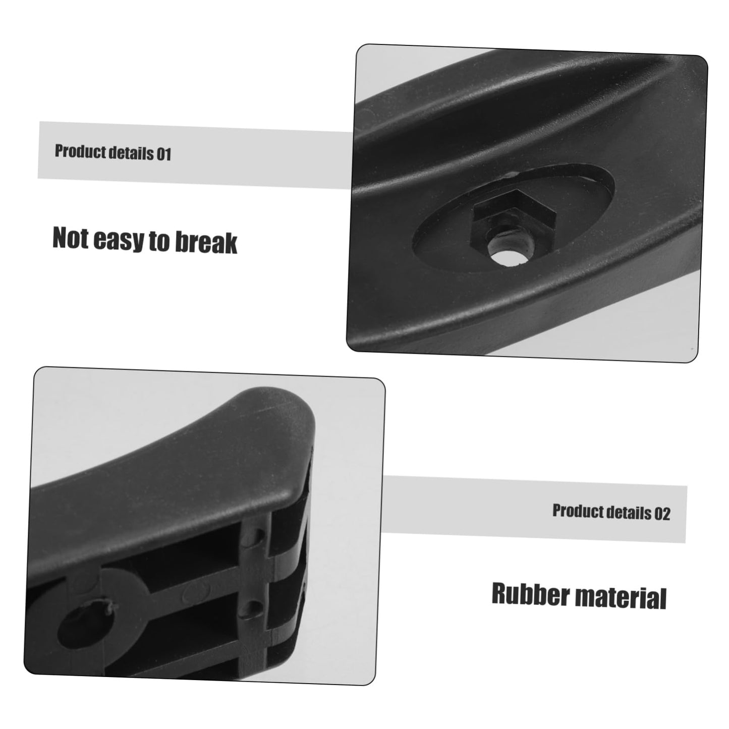 TOBBOMEY 2pcs Dumbbell Rack Saddles Storage Base Barbell Holder Attachment for Home Gym Equipment Noise- Design Stable Support for Racks