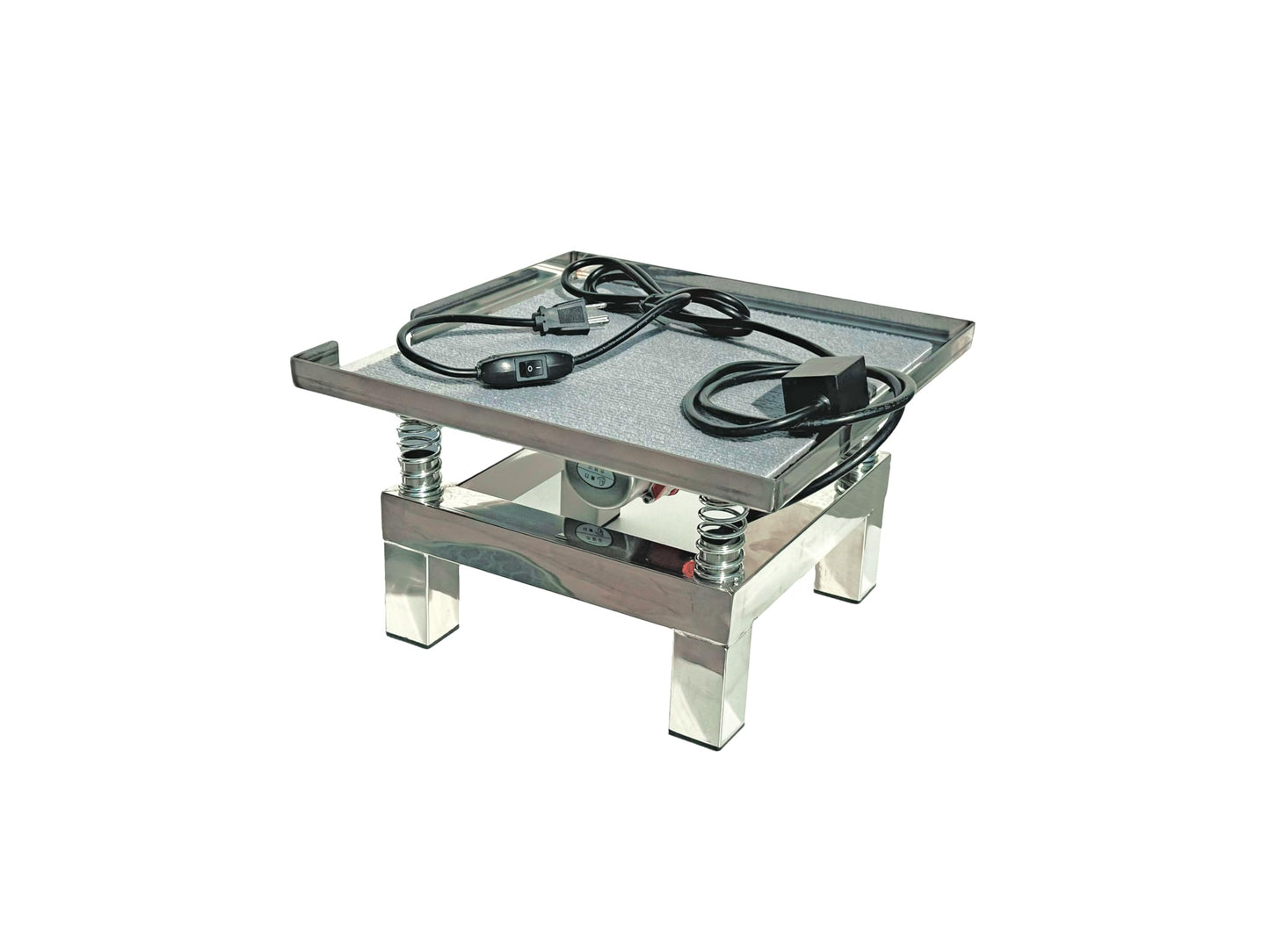 35x35 cm "Vibro Pro Kinetic "small Concrete Vibration Table Vibrating Test Bench compactor Platform Stainless Steel 110V