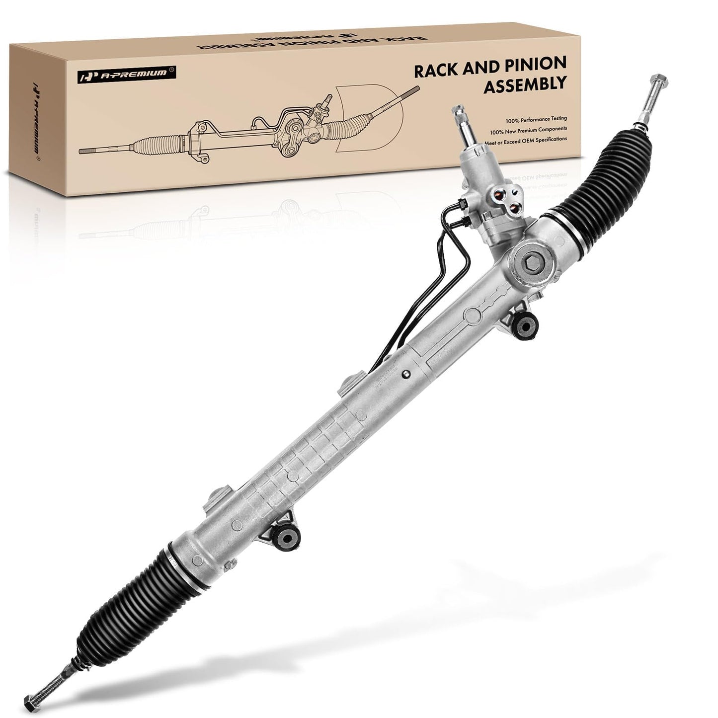 A-Premium - Hydraulic Power Steering Rack and Pinion Compatible with Mercedes-Benz GL320 2007-2009, GL350 2010-2012, GL450 2007-2012, GL550, ML320, ML350, ML450, ML500, ML550, ML63 AMG