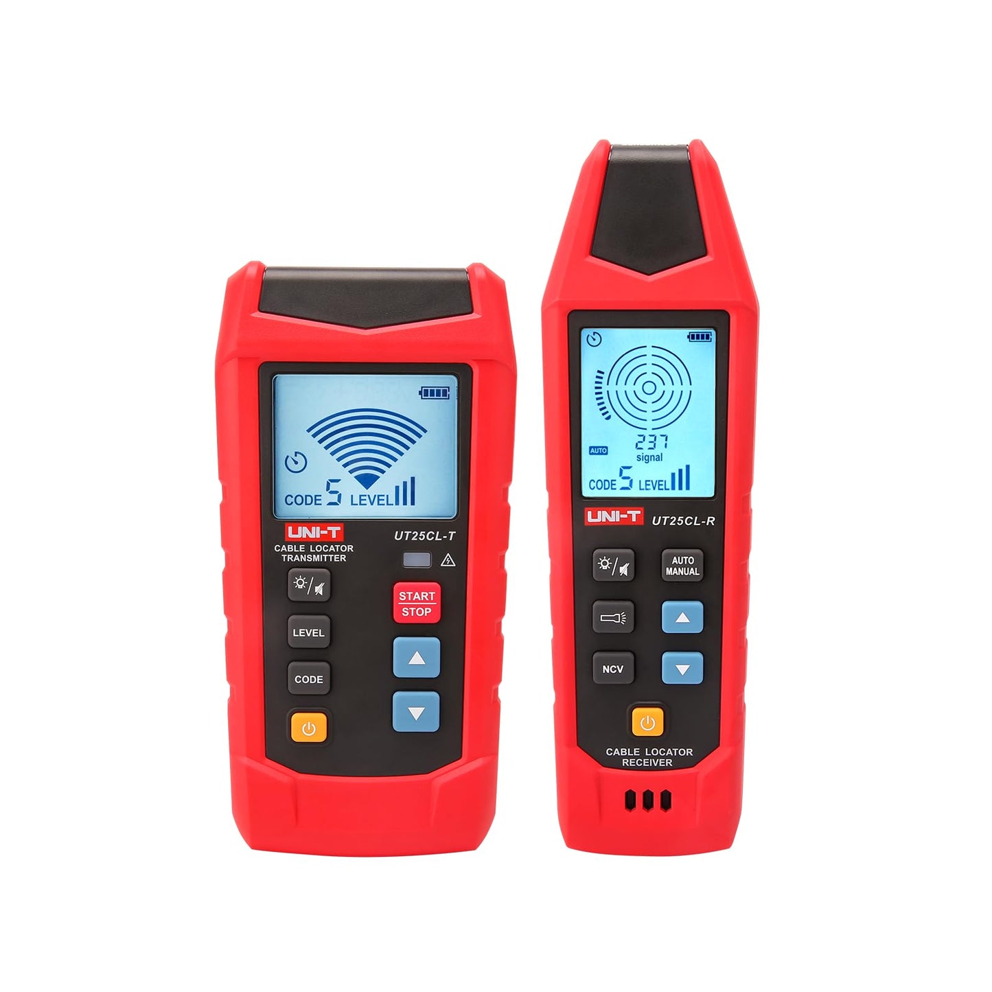 UNI-T Underground Cable Locator,UT25CLCircuit Breaker Finder,80 to1000V(NCV)line detector,8 Ft Max Detect Depth Cable Tester,For Cables Irrigation,House cable,underground pipeline short Circuit Finder