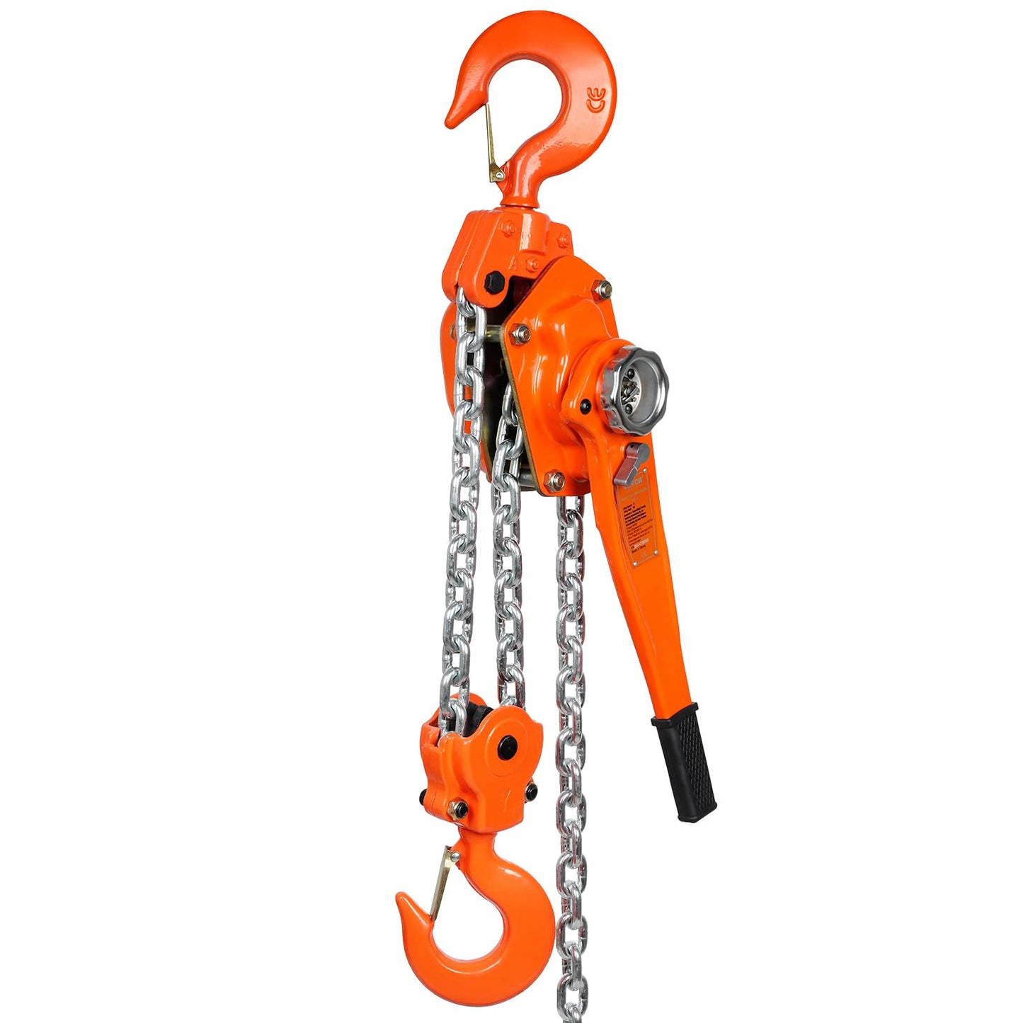 VEVOR Manual Lever Chain Hoist, 6 Ton 13200 lbs Capacity 10 FT Come Along, G80 Galvanized Carbon Steel with Weston Double-Pawl Brake, Auto Chain Leading & 360° Rotation Hook, for Garage Factory Dock