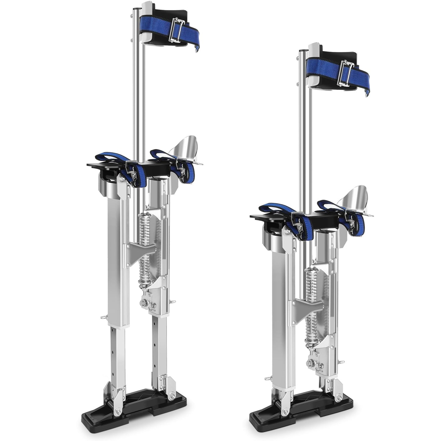 Drywall Stilts, 15''-23' Drywall Stilts for Adults Adjustable Heights Aluminum Work Stilt for Sheetrock Drop Ceiling Painting Painter Pruning Branches or Cleaning