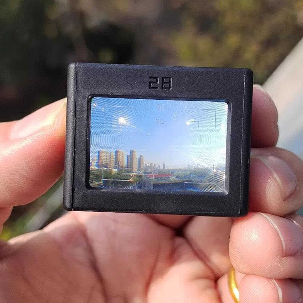 RYGRZJ 35/50 Frame Film & Slide Viewer, Color Isolation View Finder, External Optical Waist Level Finder, View Catcher