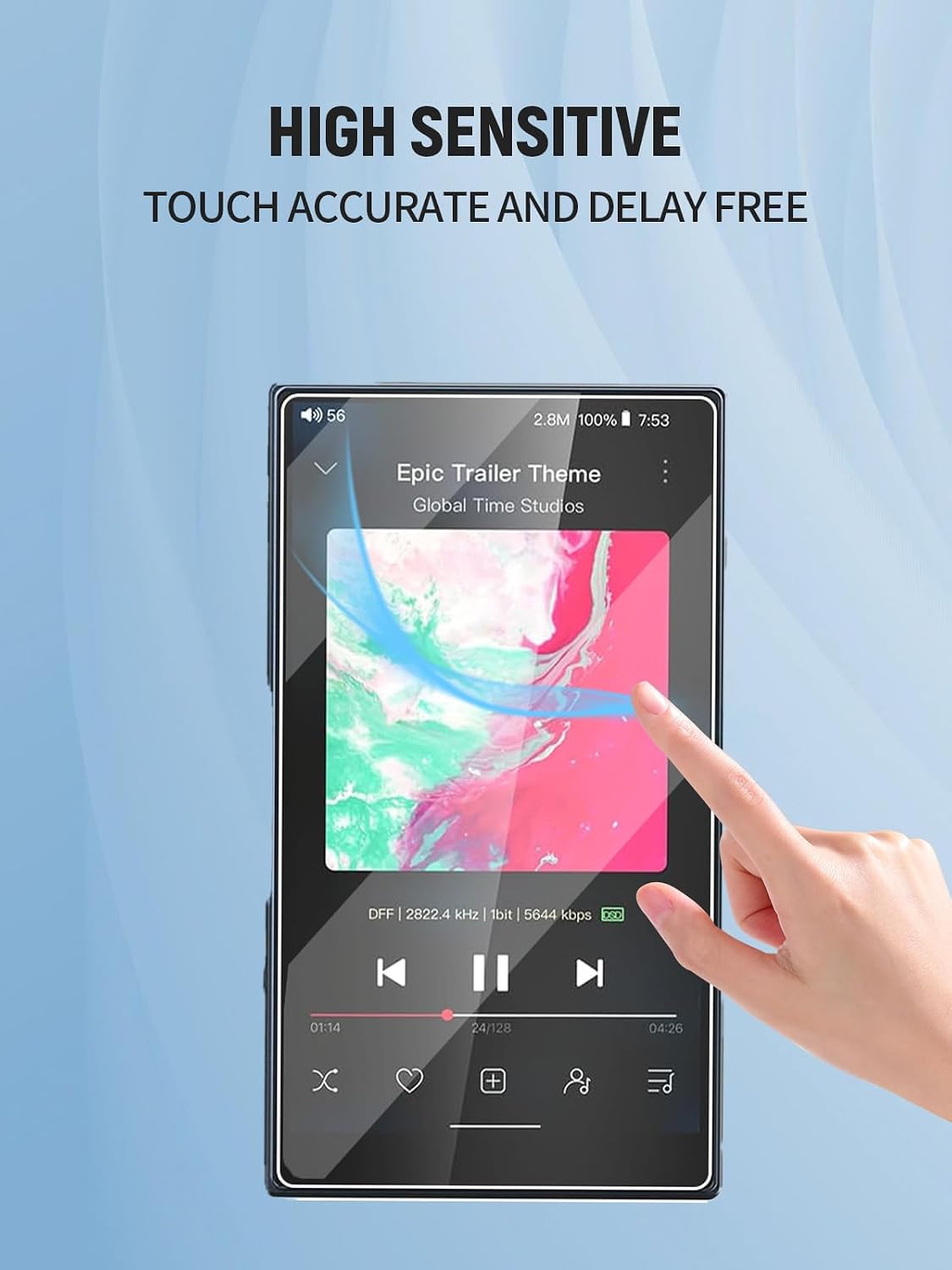 FJIASTB M21 MP3 3-Pack for FiiO Player Screen Protector, HD Clear Impact Resistance, Film (Not Tempered Glass)