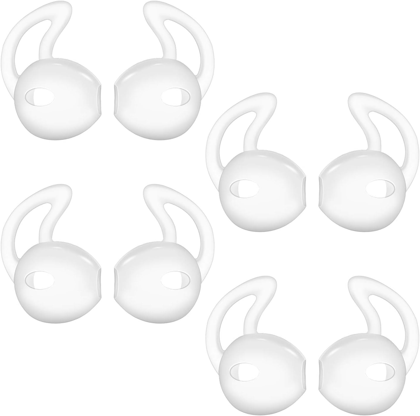 Lunies 6S/6 Plus/5S/5C/5 4 Earpods Covers Anti-Slip Silicone Soft Sport Earbud Tips for iPhone Earbuds Comfortable