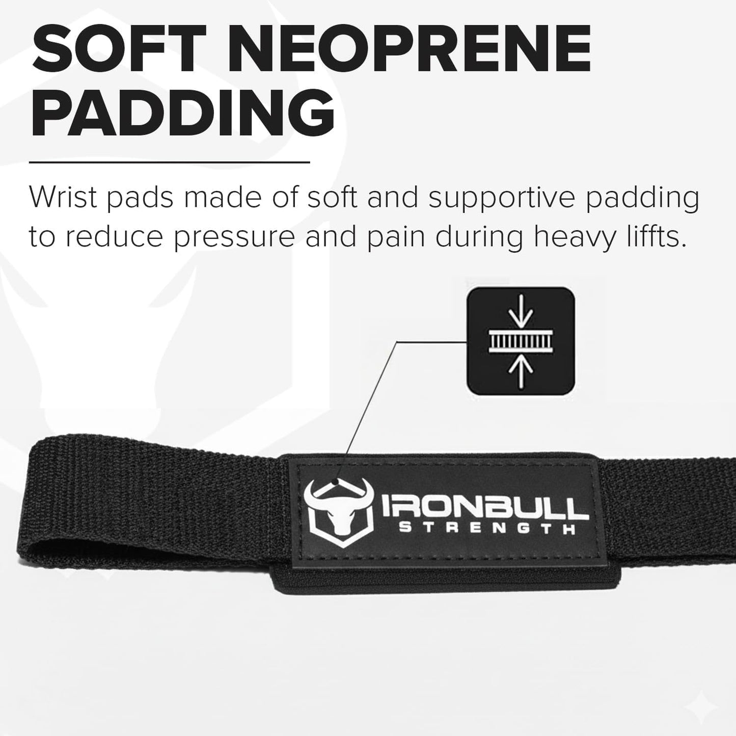 Lifting Wrist Straps for Weightlifting (1 Pair) – Padded Lifting Straps for Deadlifts, Powerlifting, Strength Training & Bodybuilding – Gym Straps for Men & Women (Black V2)