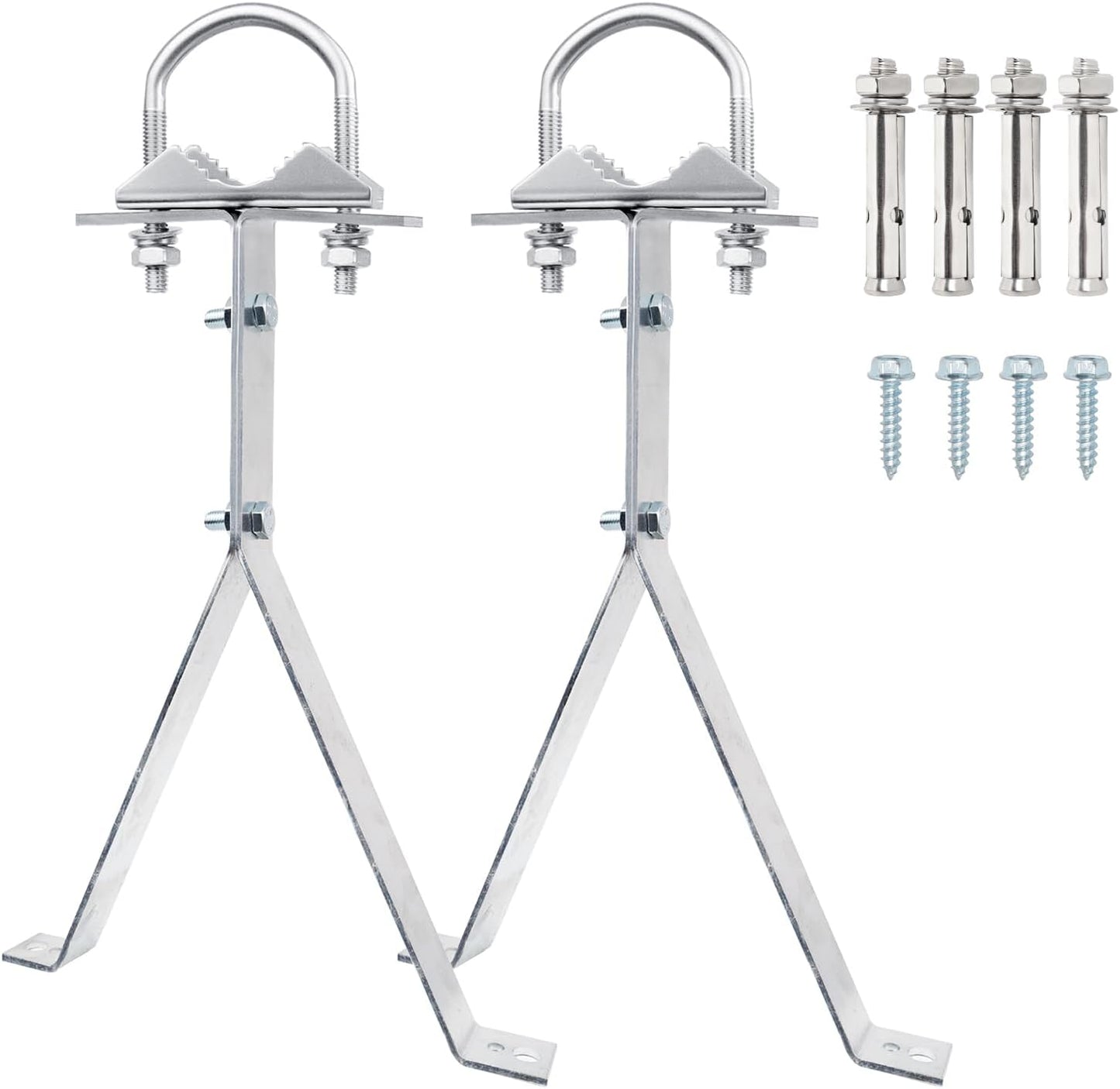 XRDS -RF 12 Inch (2-Leg 2-Leg) XRDS-RF Antenna Wall Mount Heavy-Duty Stand Off Wall Mast Mount Windproof Antenna