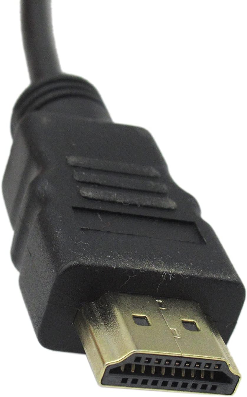 BLUE ELF 6ft/1.8m 1080P HDMI to VGA Adapter Cable Gold-Plated HDMI Male to VGA Male Active Video Converter Cord