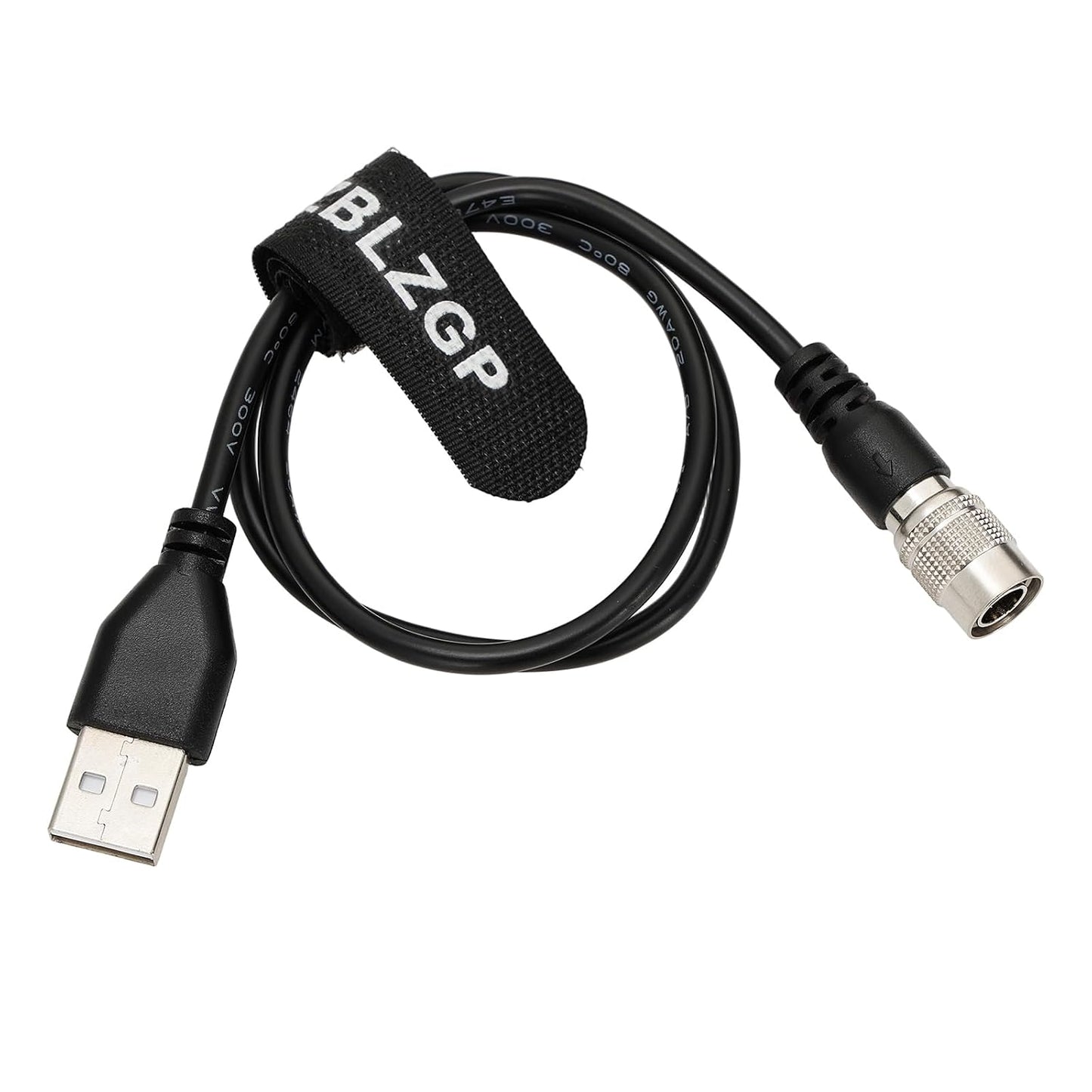 ZBLZGP 4 F4 F8 633 644 688 USB to Pin Hirose Male Power Cable for Zoom Sound Devices Recorders