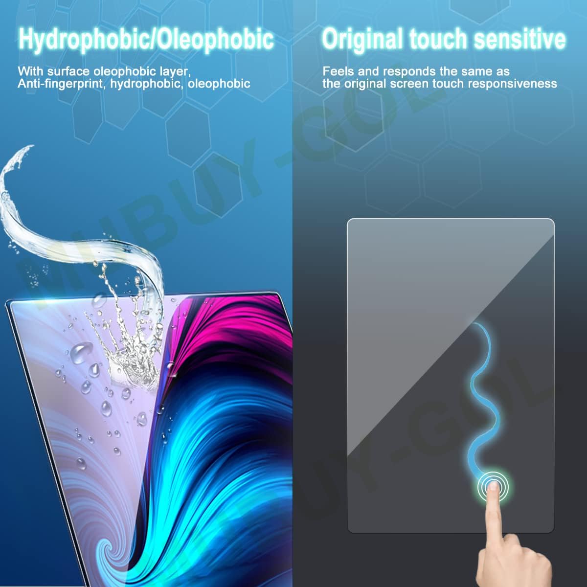 20 inch (2 Pack) 16:9 (17.4" 9.8" Blue Light Screen Protector Monitor Desktop Monitor Widescreen, Reduce Glare