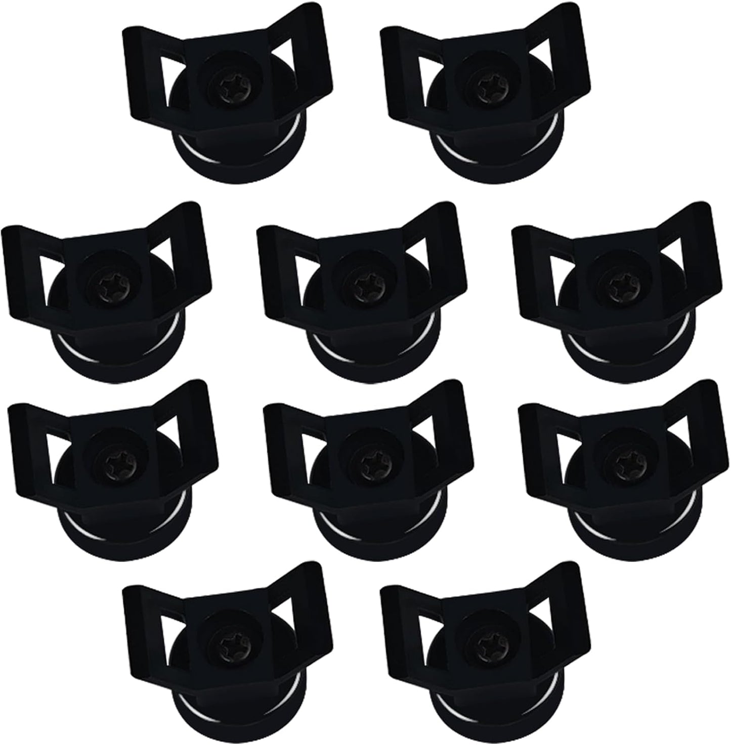 25LBS (10 Magnet Zip Tie Mount Clips Magnetic Zip Ties Mount Holder Strong Multipurpose Wire Cable Holder Mount Wire