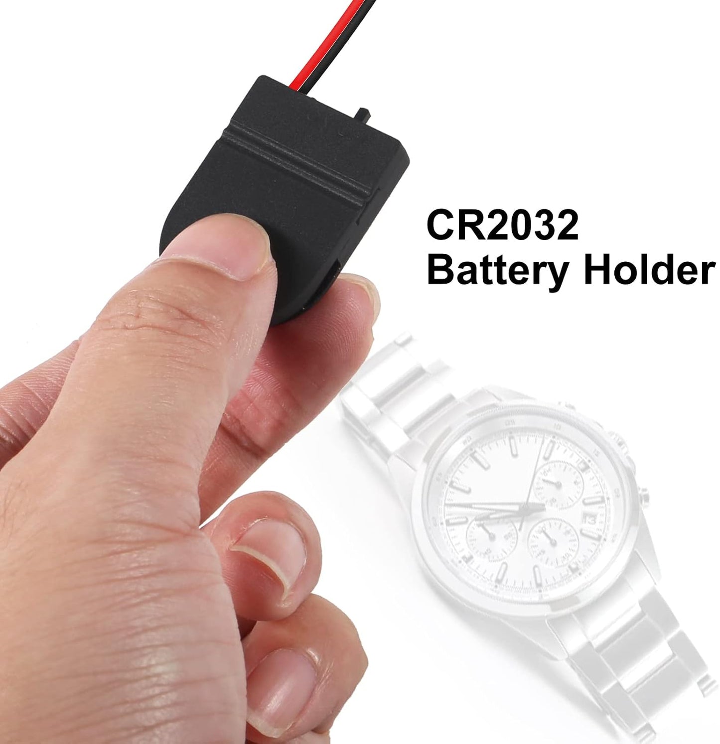 Alinan 5pcs CR2032 1 3V Button Battery Holder Coin Cell Battery Holder with Switch X Battery Holder Battery Storage