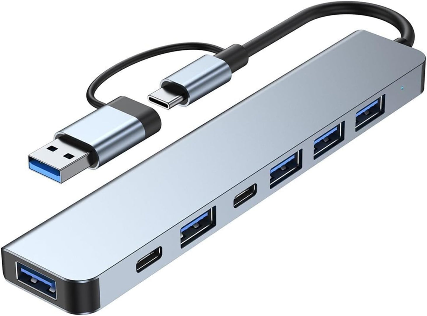 SkyeySnail 8 1, 3.0 2.0, 8 USB3.0 USB Hub in USB A/C to USB USB Ports Portable USB Splitter, USB Docking Station