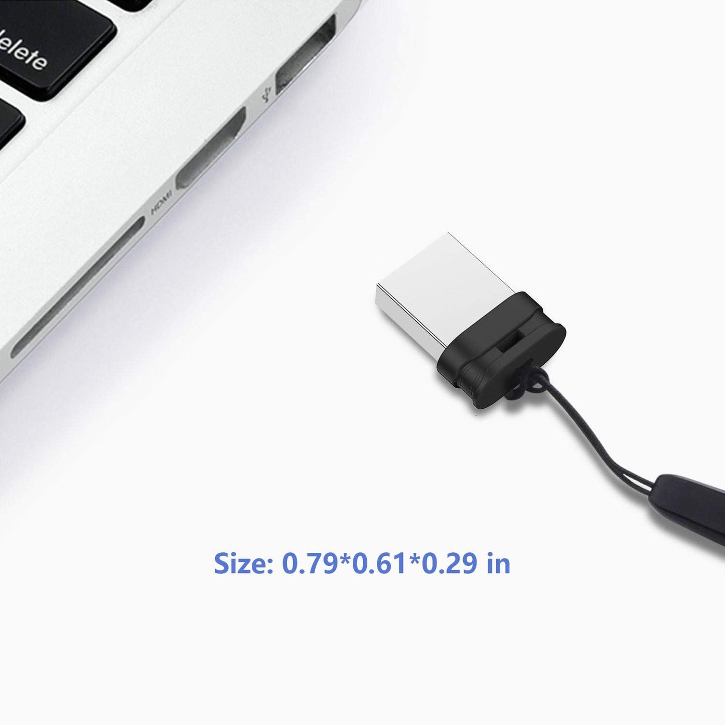 K&ZZ 64GB 2 Pack 2.0 (64GB, 2 Pack USB Flash Drive Ultra Slim Thumb Drive USB Memory Stick USB Drive Data Stick
