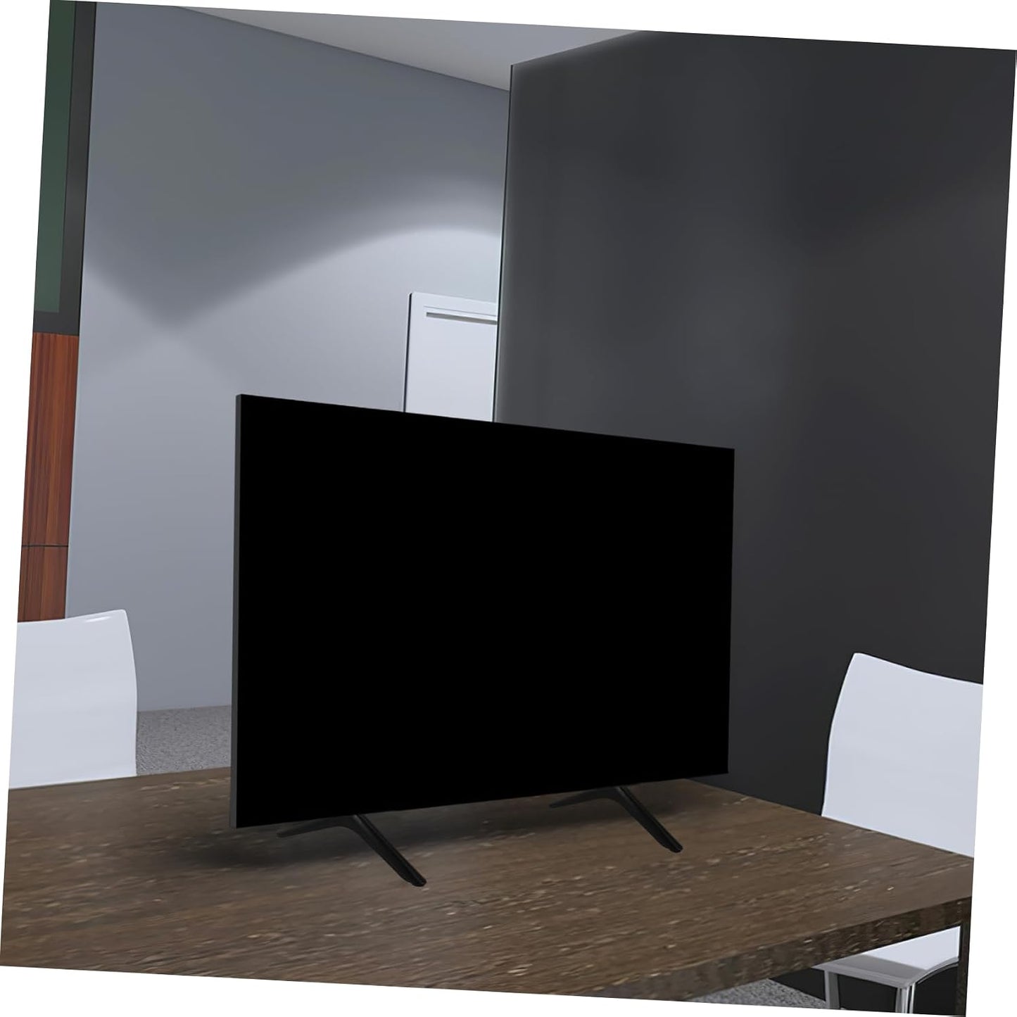 SOLUSTRE Portable TV Stand - Easy Installation with Hidden Viewing Frame