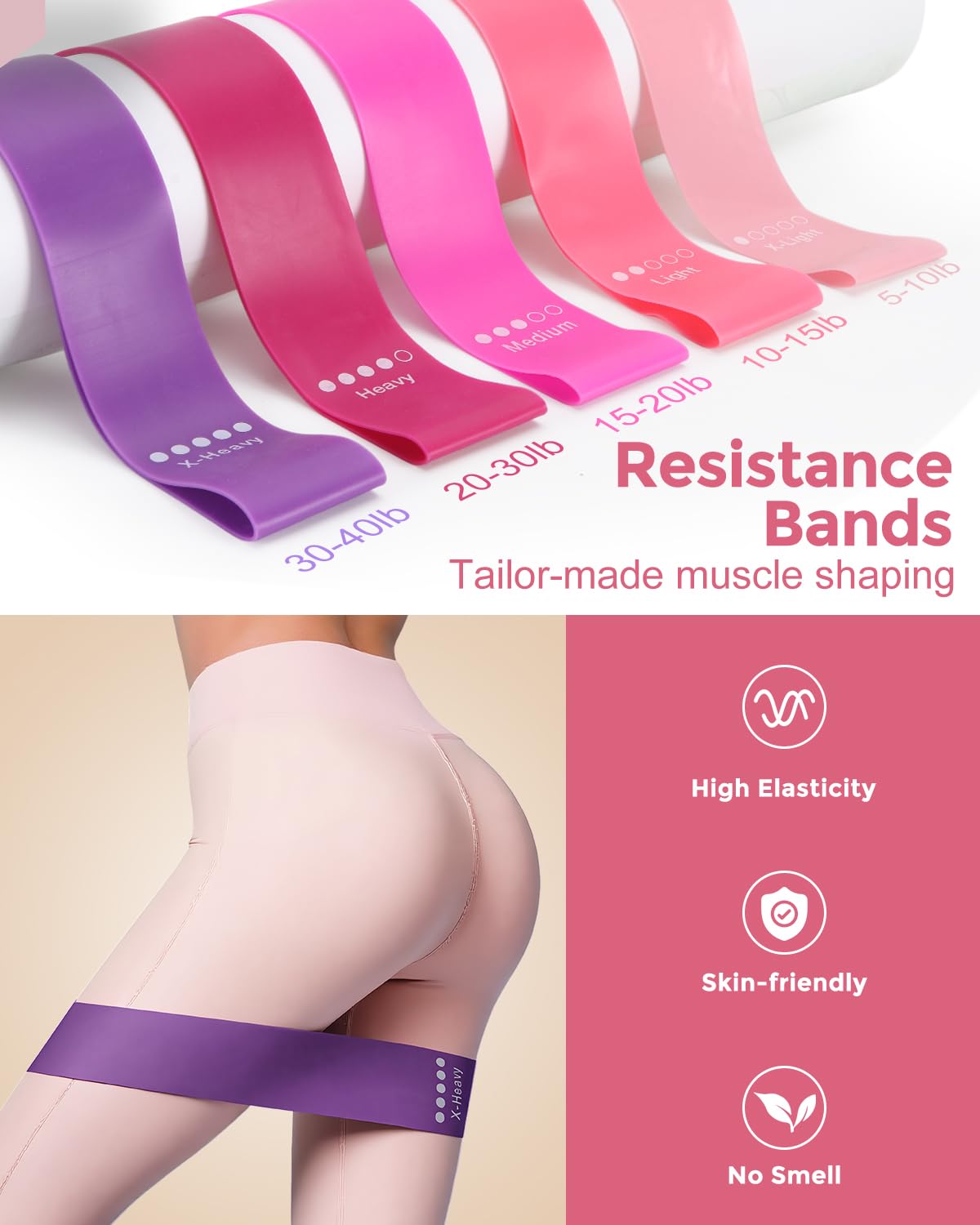Home Pilates Kit for Petite Women, Pilates Equipment Ring and Ball Set 12'' Magic Circle, Mini Ball, Resistance Bands, Workout Guide for Essentials Starter Kit for Beginners, Strength, Toning