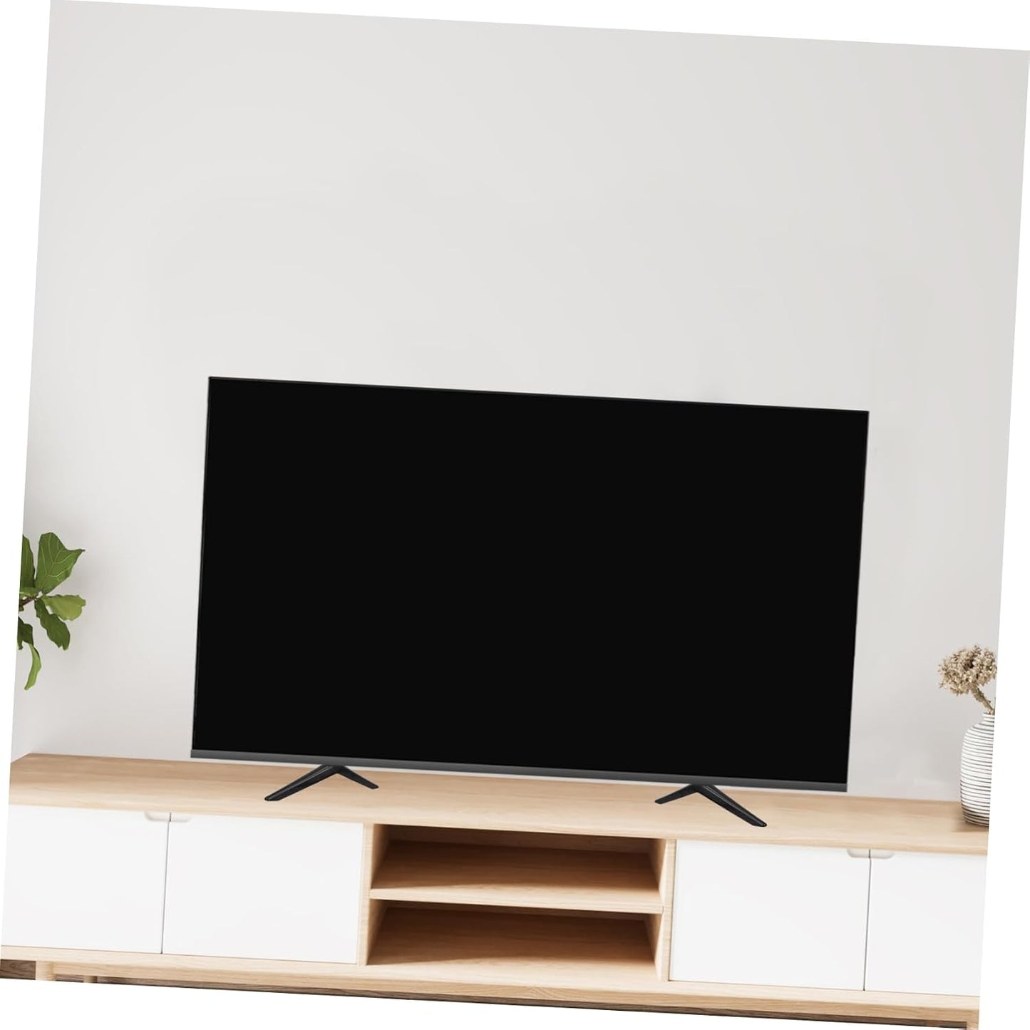 Cabilock 1pair Tv Stand Legs Screws Tabletop Mount for LCD Led Televisions Secure Sleek Design for Easy Placement