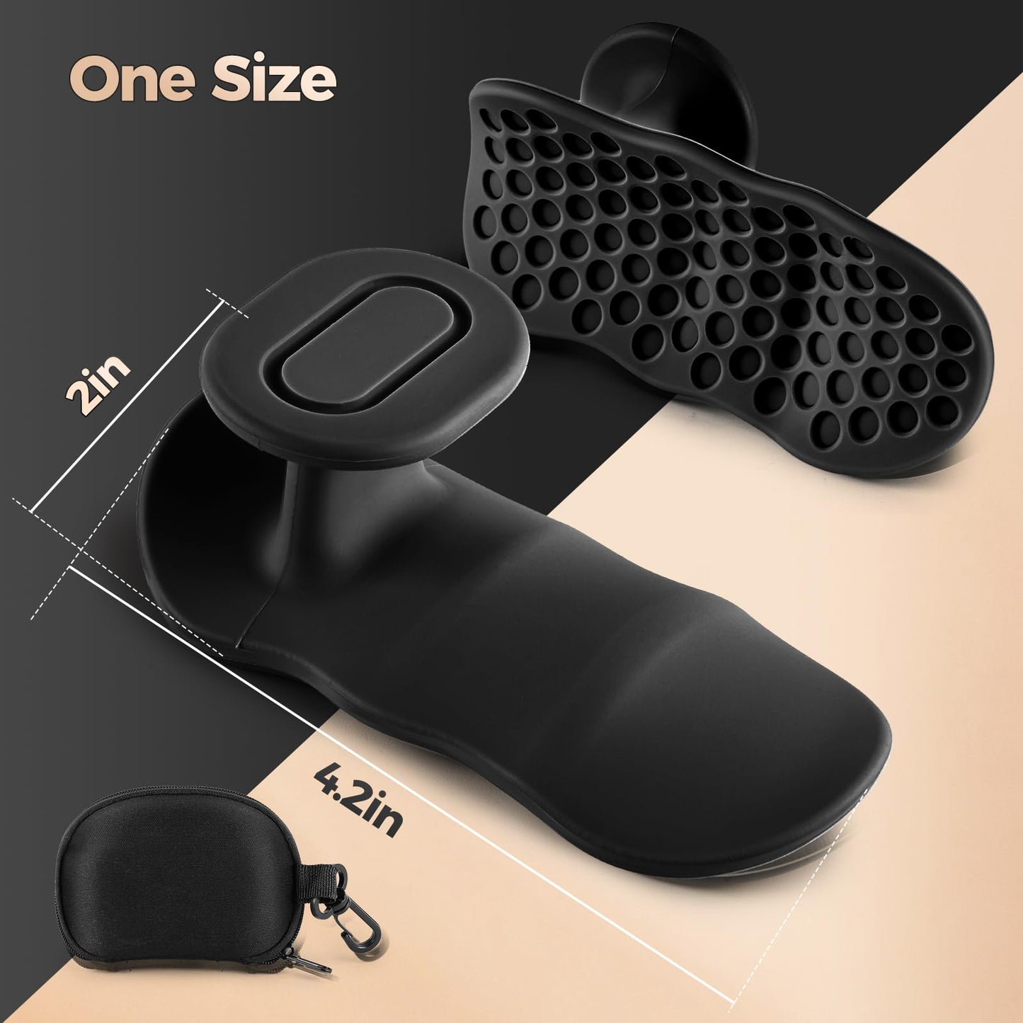 Kenilah Weight Lifting Gloves Rubber Gym Grips for Men Women, Weightlifting Anti-Slip Workout Grips for Weight Lifting, Dumbbell, Deadlift, Bar Pad Pull Up Grippers, Gym Training and Exercise (Gray)