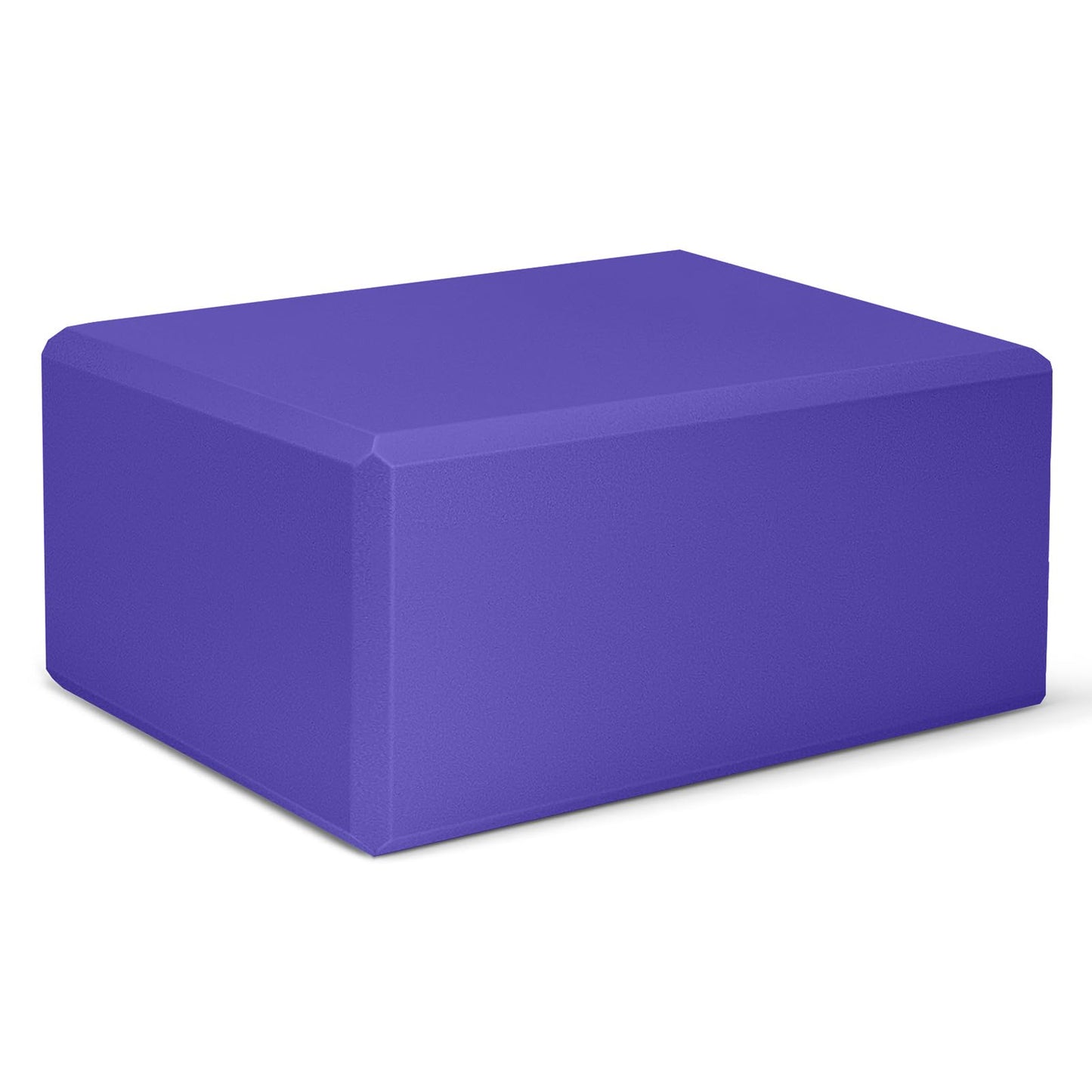 Yoga Block, Large Yoga Block 9x6x4 Inches, Sturdy Yoga Foam Blocks, High Density & Non Slip Surface for Yoga, Pilates & Stretching, Fitness Accessories for Stability & Balance (Violet)