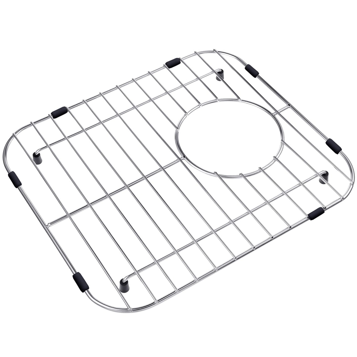 60 Pieces Rubber Feet for Grid Sink Protector Rubber Grid Kitchen Sink Wire Protective Rack Feet Grate Wire Bumper Replacement Protector Parts for Kitchen Rack(Black)