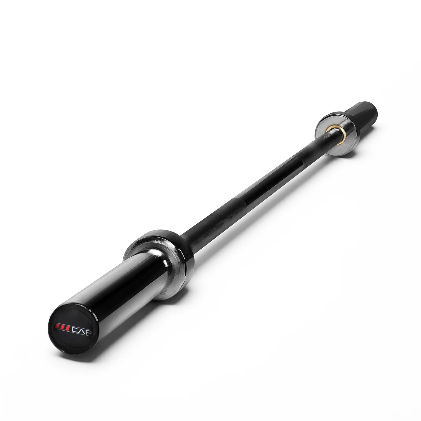 CAP Barbell 2" Olympic Solid 6 ft Bar, Bronze Bushings, Black