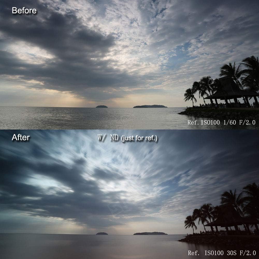 SIOTI 4X6'' (100X150mm) ND2 ND4 ND8 ND16 Square Filter Kit with & & & for Cokin Z Lee Hitech Holder (ND)