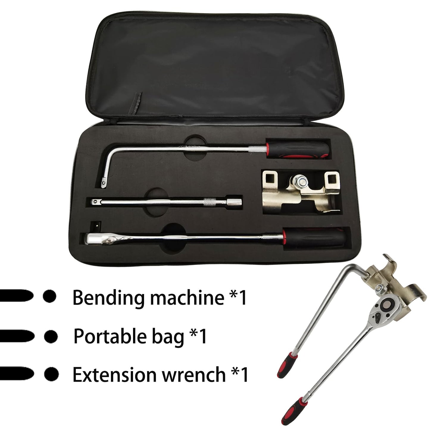 PreAsion CCD Split Manual Cable Bending Machine Wire Bending Tool 30-240 Square Bending Angle 0-180°Split Cable Bending Machine for Bending Metal Wires Cables