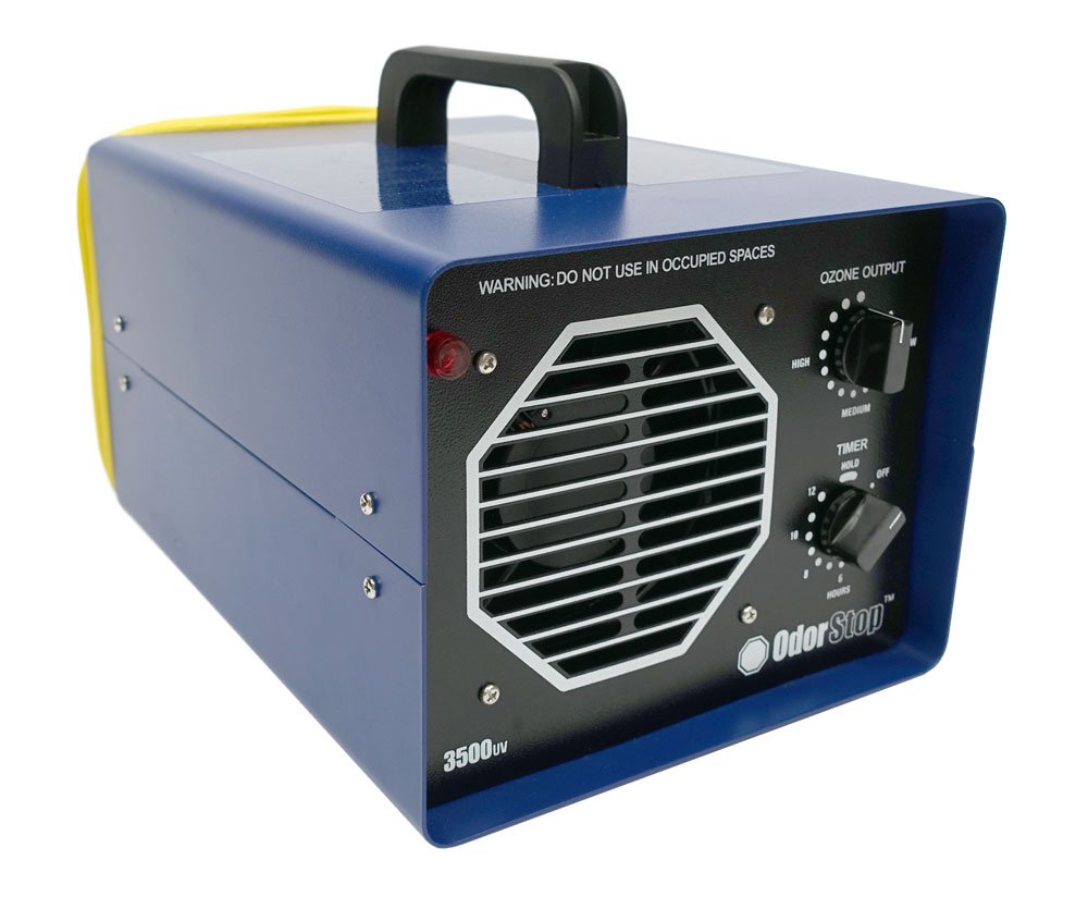 OdorStop OS3500UV-1 Professional Grade Ozone Generator Ionizer for Areas of 3500 Square Feet+, For Deodorizing Medium to Large Spaces Such as Homes and Offices (3500 sq ft + UV)