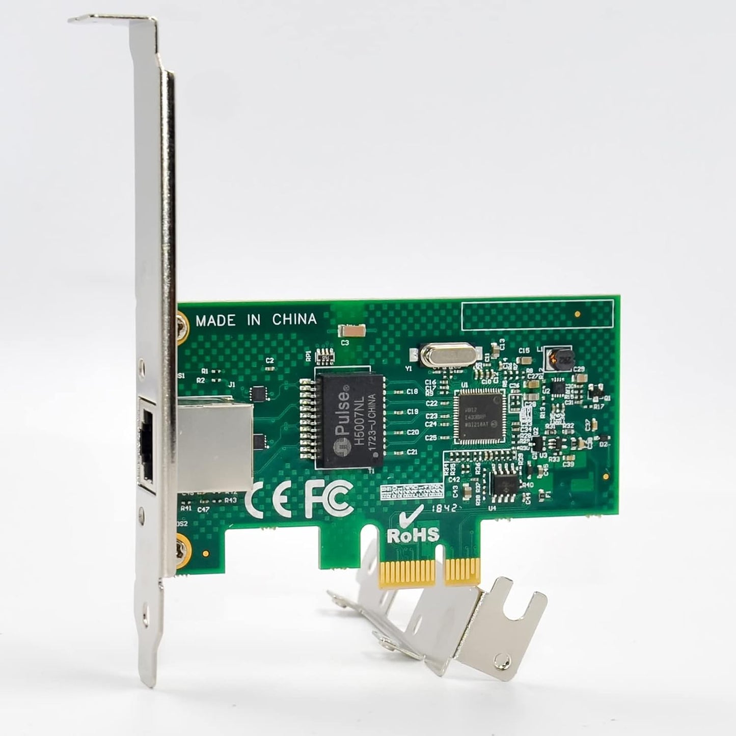 C&N 1000M I210AT (ST729) PCIe Gigabit Network Card PCI Express Ethernet Adapter with Intel LAN NIC Card for Support PXE
