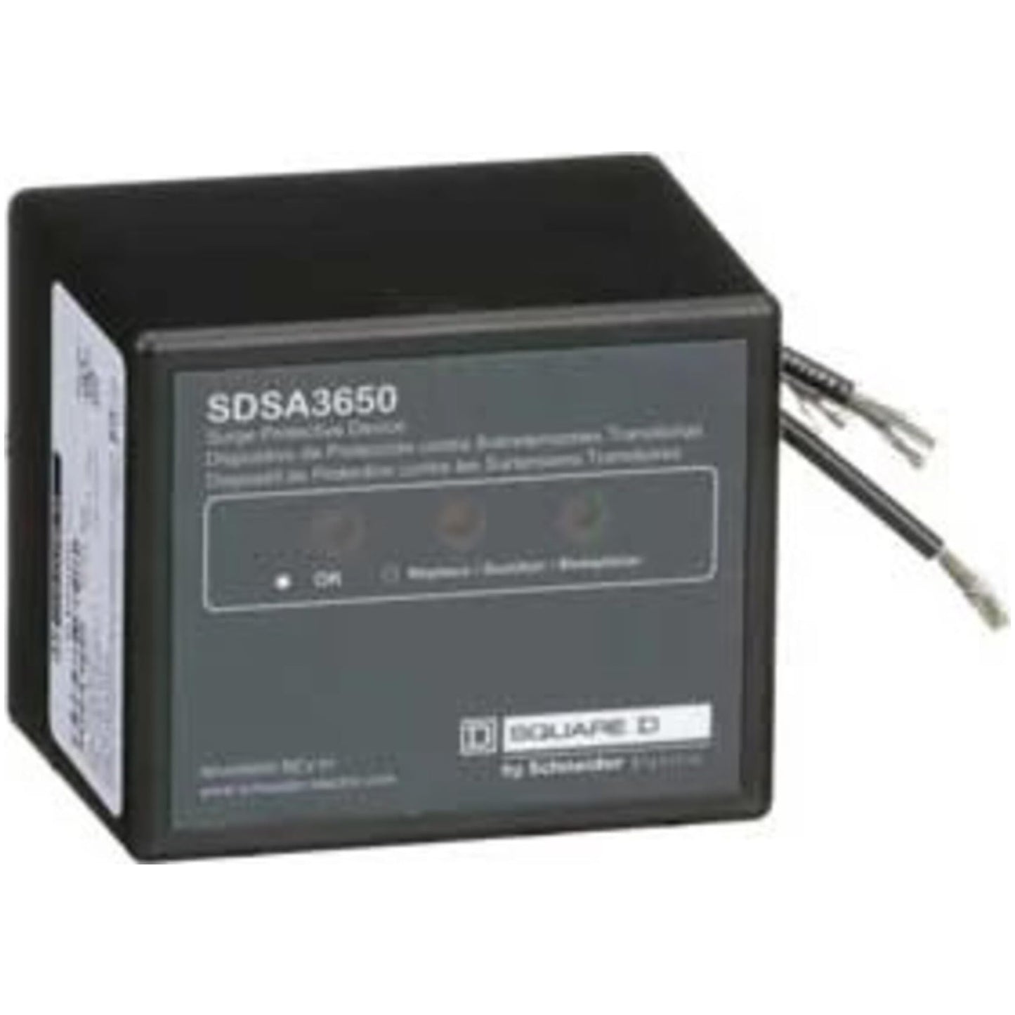 SCHNEIDER ELECTRIC SDSA3650 Load Center 3Ph Secondary Surge Arrestor Spd T1 Sdsa 40KA 600V Max 3P4W