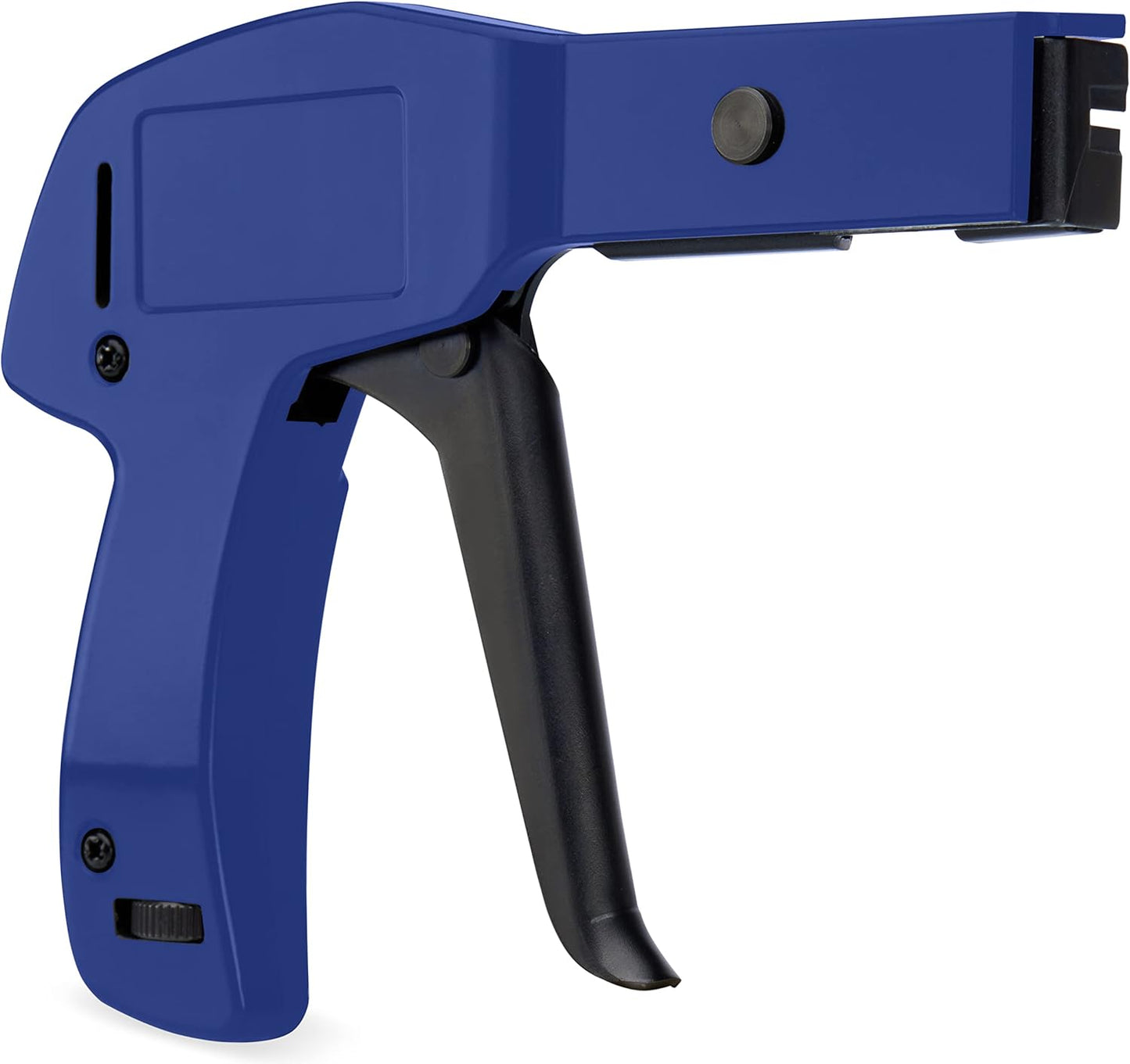 42709 1/4- Zip Tie Gun/Cable Tie Install Tool, Adjustable Tension with Built-In Cutter, for Nylon Ties up to Blue