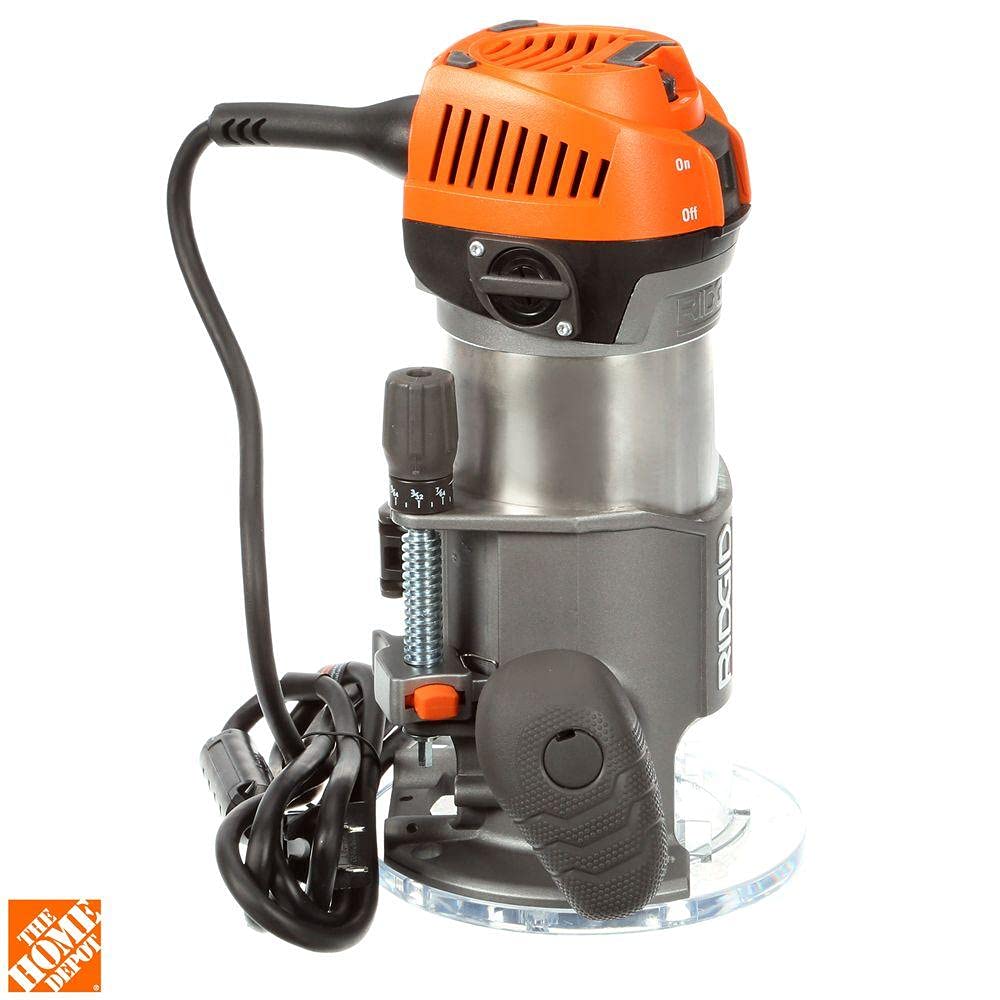 RIDGID 11 AMP 2 HP 1/2 in. Corded Fixed Base Router R22002
