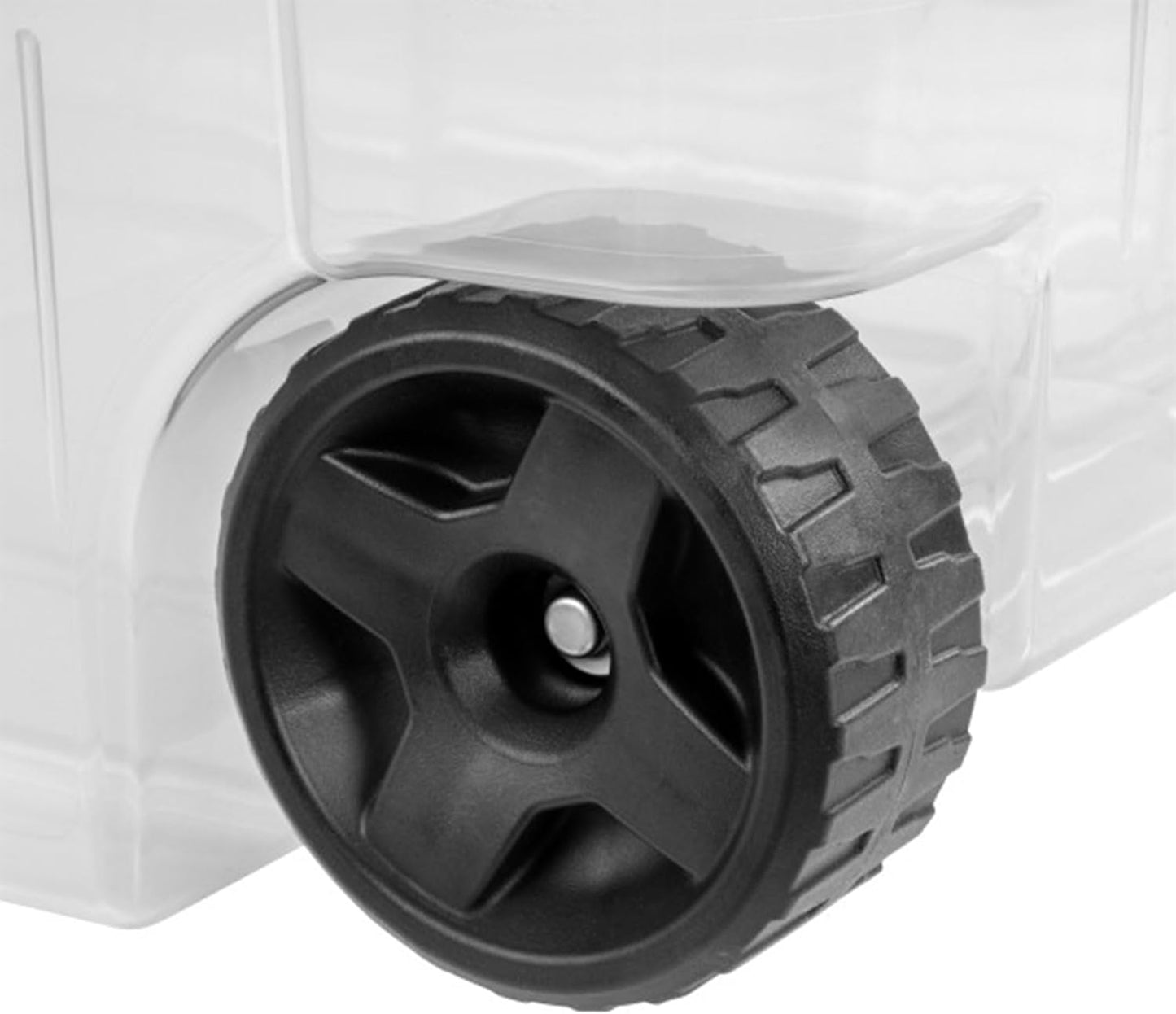 Sterilite Modular Stacker Box - Durable Clear Plastic Storage Bins with Latching Lids | 4-Pack, 160 Quart