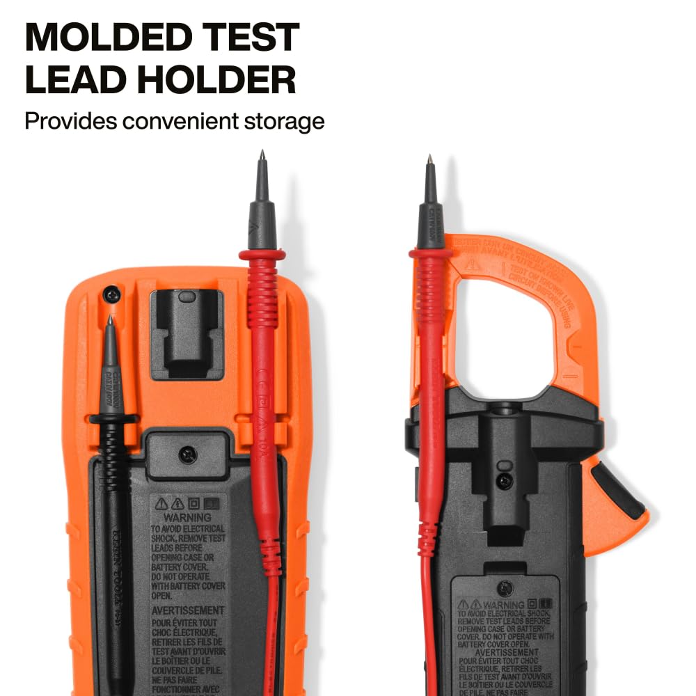 Klein Tools 80195 Digital Multimeter and Clamp Meter Kit, Auto-Ranging TRMS Voltage Tester, 1000V AC/DC, Magnetic Hanger, Professional Test Kit