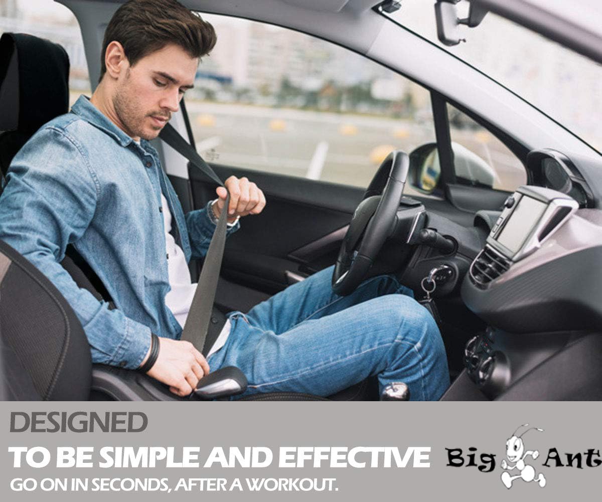 Big Ant Neoprene Waterproof Car Seat Cover, Sweatproof Auto Front Seat Protector for Post-Workout Gym, Running, Beach & Pets, Universal Non-Slip Fit for SUV/Truck, Won't Stick to Skin (Black, 1 PC)