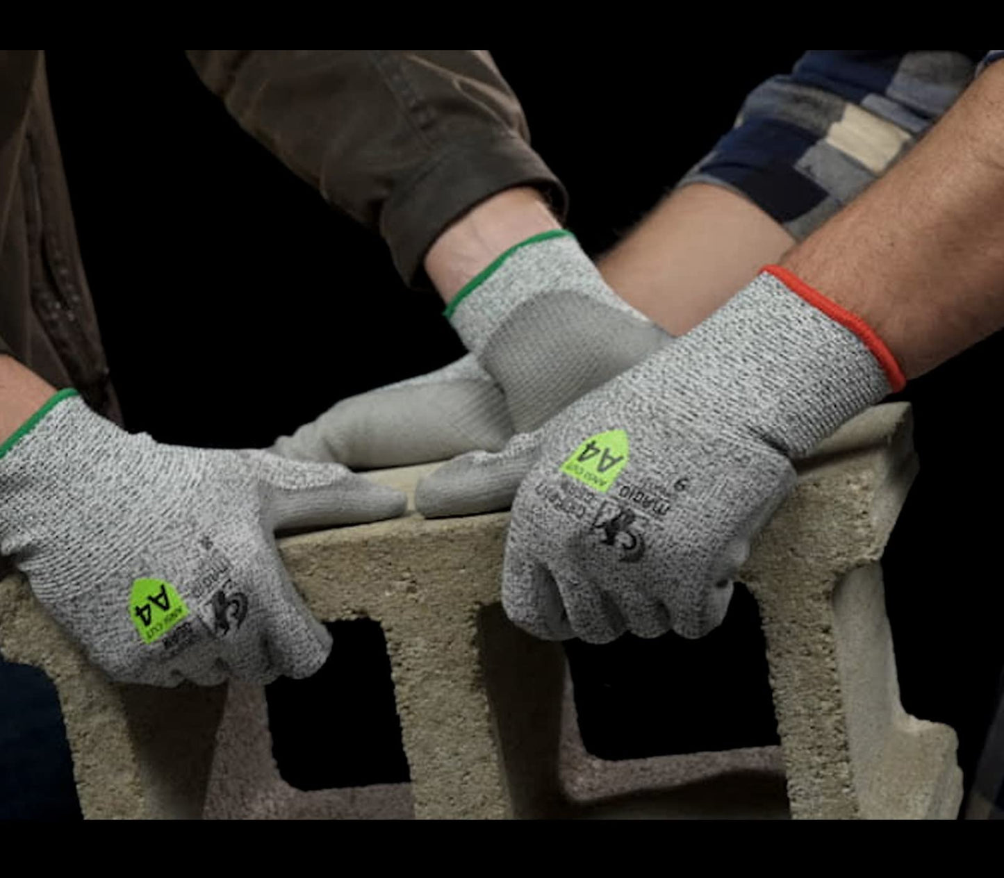 MAGID Griffin Gear ANSI A4 Liquid Repellent Nitrile Work Gloves , 144 Pairs, Size 10/XL, GPD452