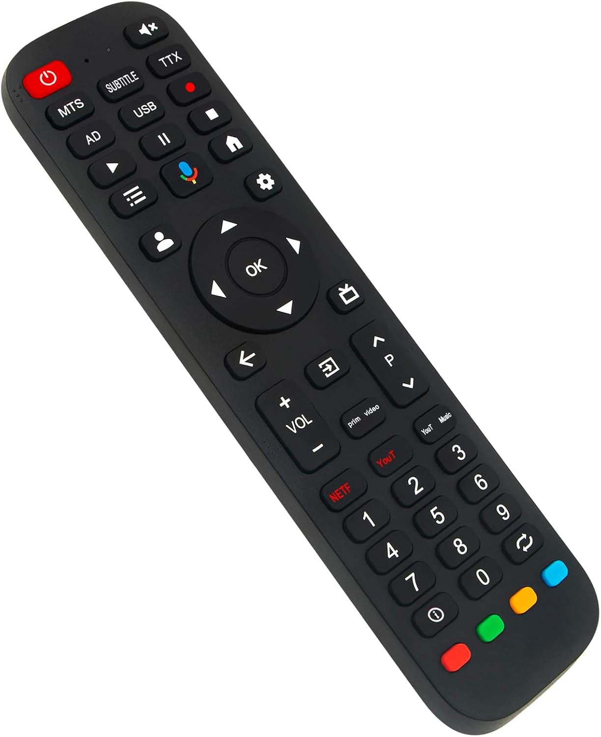 ZdalaMit 32/40/43 Inch CG40-P3 CG43-P3 CG32-P3 CA32-P3 CA43-P3 Voice Replace Remote Control Applicable for FPD
