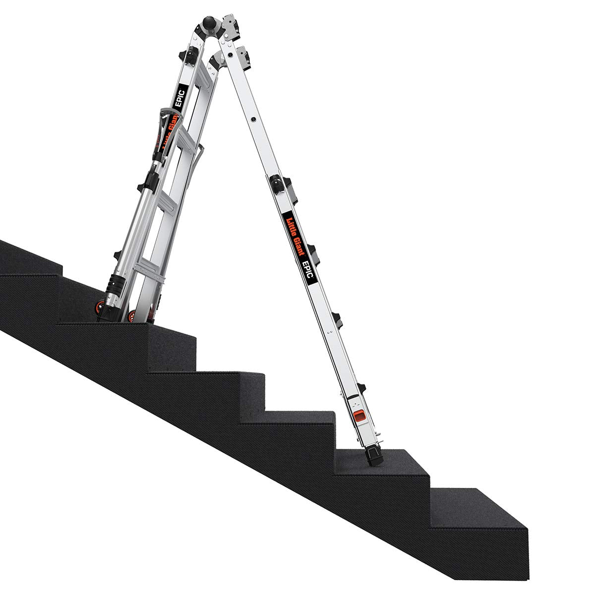 Little Giant Ladders, Epic, M17, 17 Foot, Multi-Position Ladder, Aluminum, Type 1A, 300 lbs Weight Rating, (16817-818)