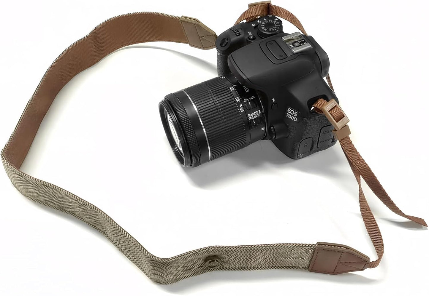 1 Pack, TENOC Vintage Camera Strap Canvas Herringbone Neck Shoulder Strap with Quick Release Buckles