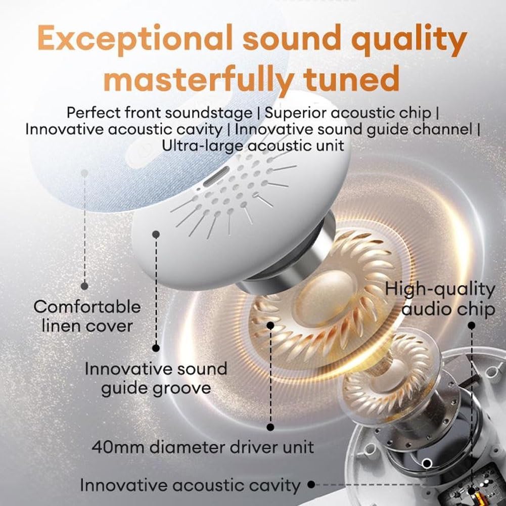 TZVXPGI Bluetooth Pillow Speakers for Sleeping, Ultra-Thin Wireless Under Pillow Sleep Speaker for Side Sleepers, Mini